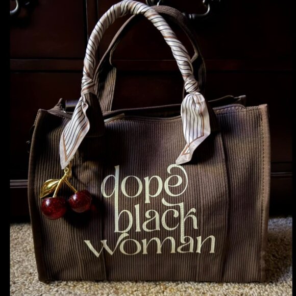 πDope Black Woman Tote Bag - RARE βπΎπ - Picture 4 of 8